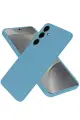Newface Samsung Galaxy A26 Kılıf Nano içi Kadife Silikon - Mavi