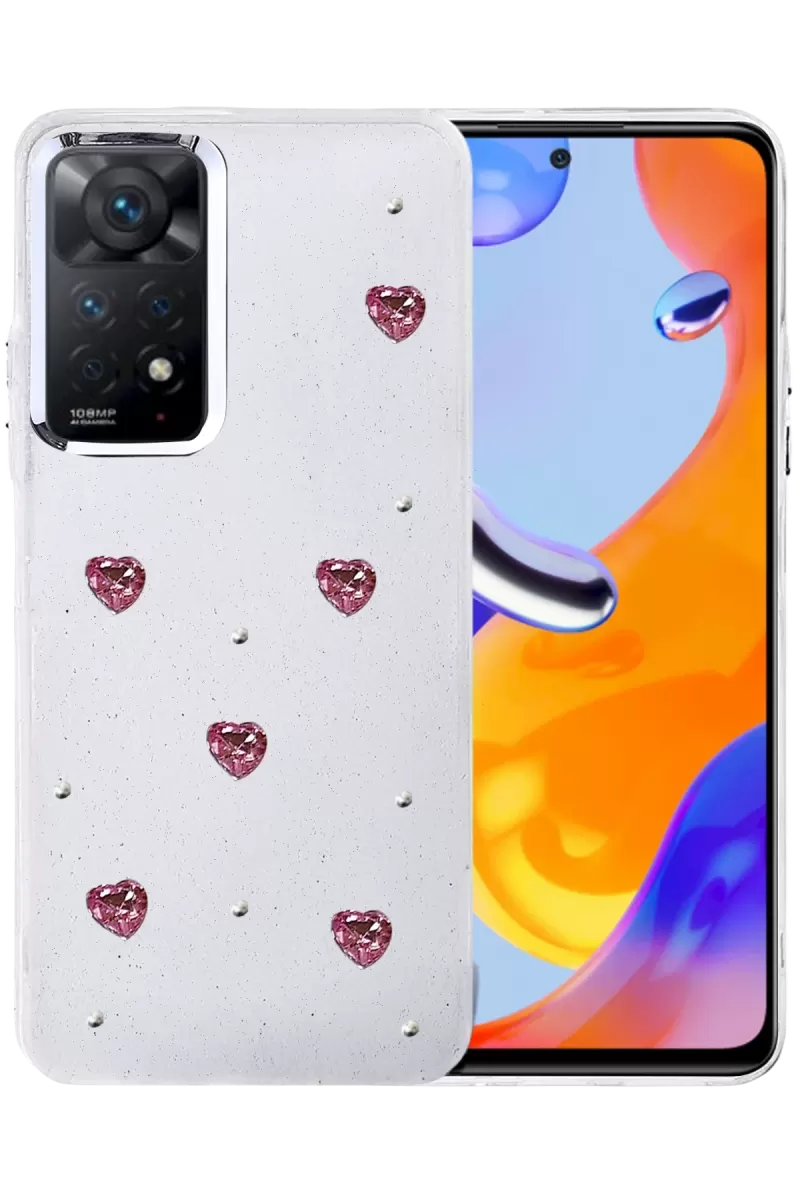 Newface Xiaomi Redmi Note 11 Pro Fiyonk Desenli Kapak - Desen 3