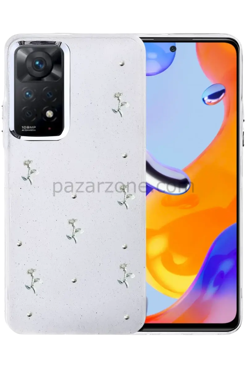 Newface Xiaomi Redmi Note 11 Pro Fiyonk Desenli Kapak - Desen 4