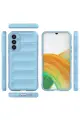 Newface Samsung Galaxy M34 5G Kılıf Optimum Silikon - Sky Blue