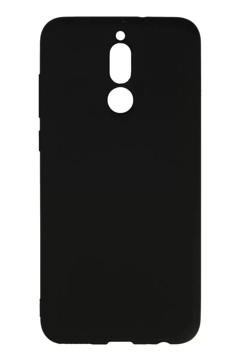 Newface Huawei Mate 10 Lite Kılıf Nano içi Kadife Silikon - Siyah