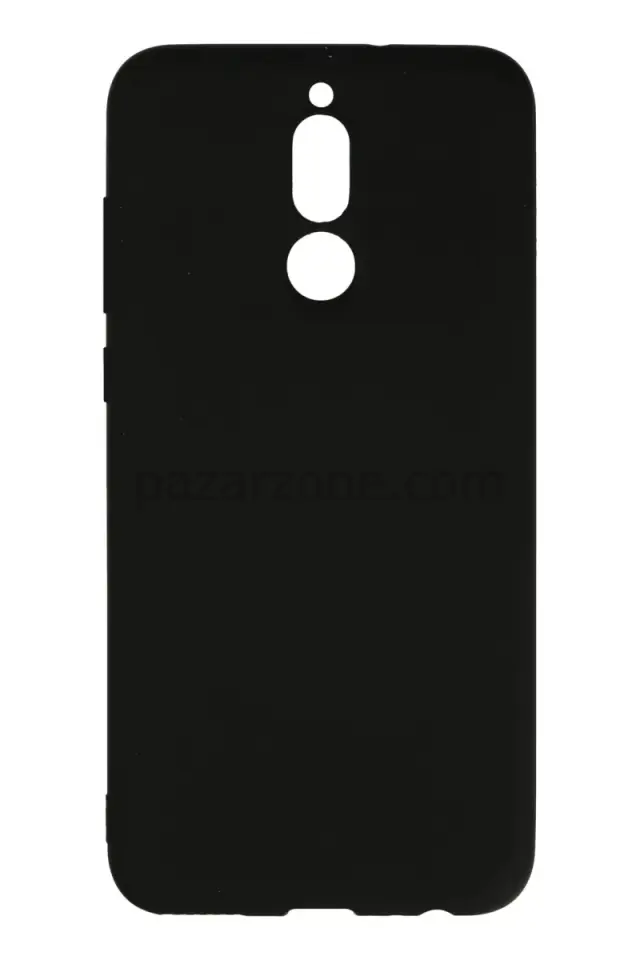 Newface Huawei Mate 10 Lite Kılıf Nano içi Kadife Silikon - Siyah