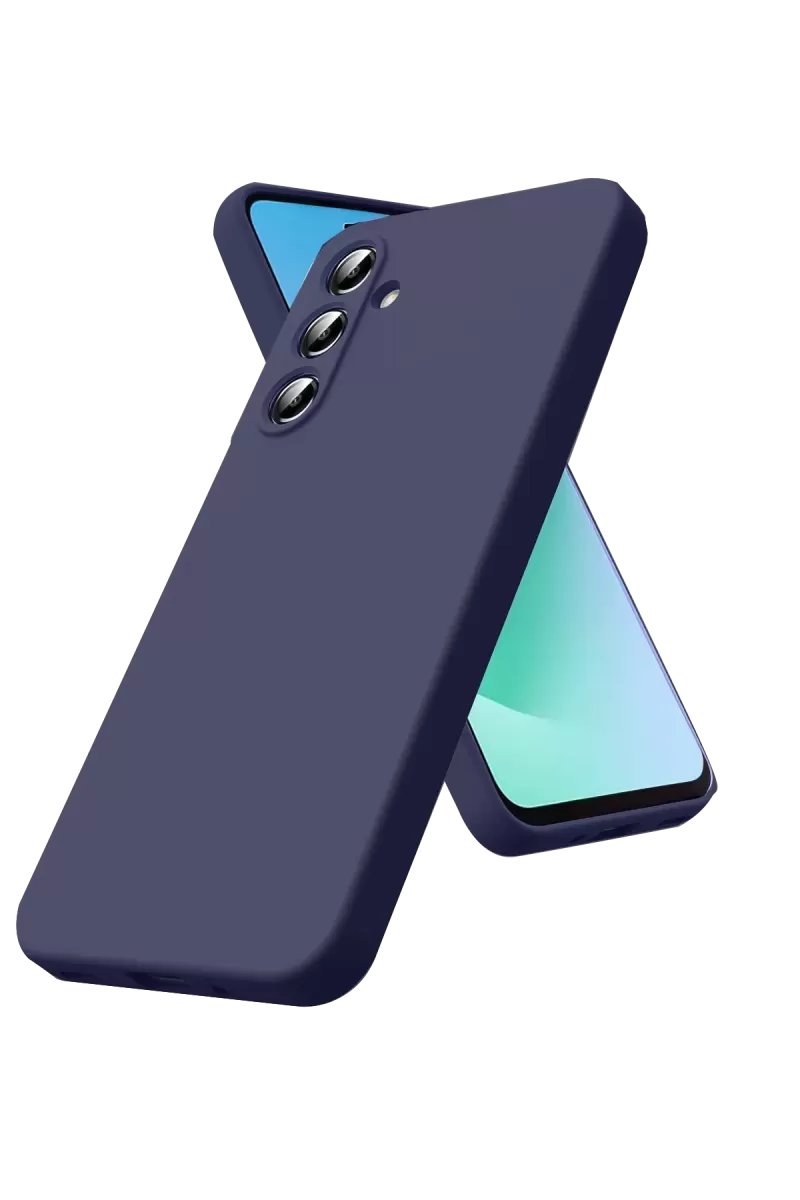 Newface Samsung Galaxy S25 FE Nano içi Kadife Silikon - Lacivert