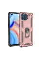 Newface Oppo Reno 4 Lite Kılıf Sofya Yüzüklü Silikon Kapak - Rose