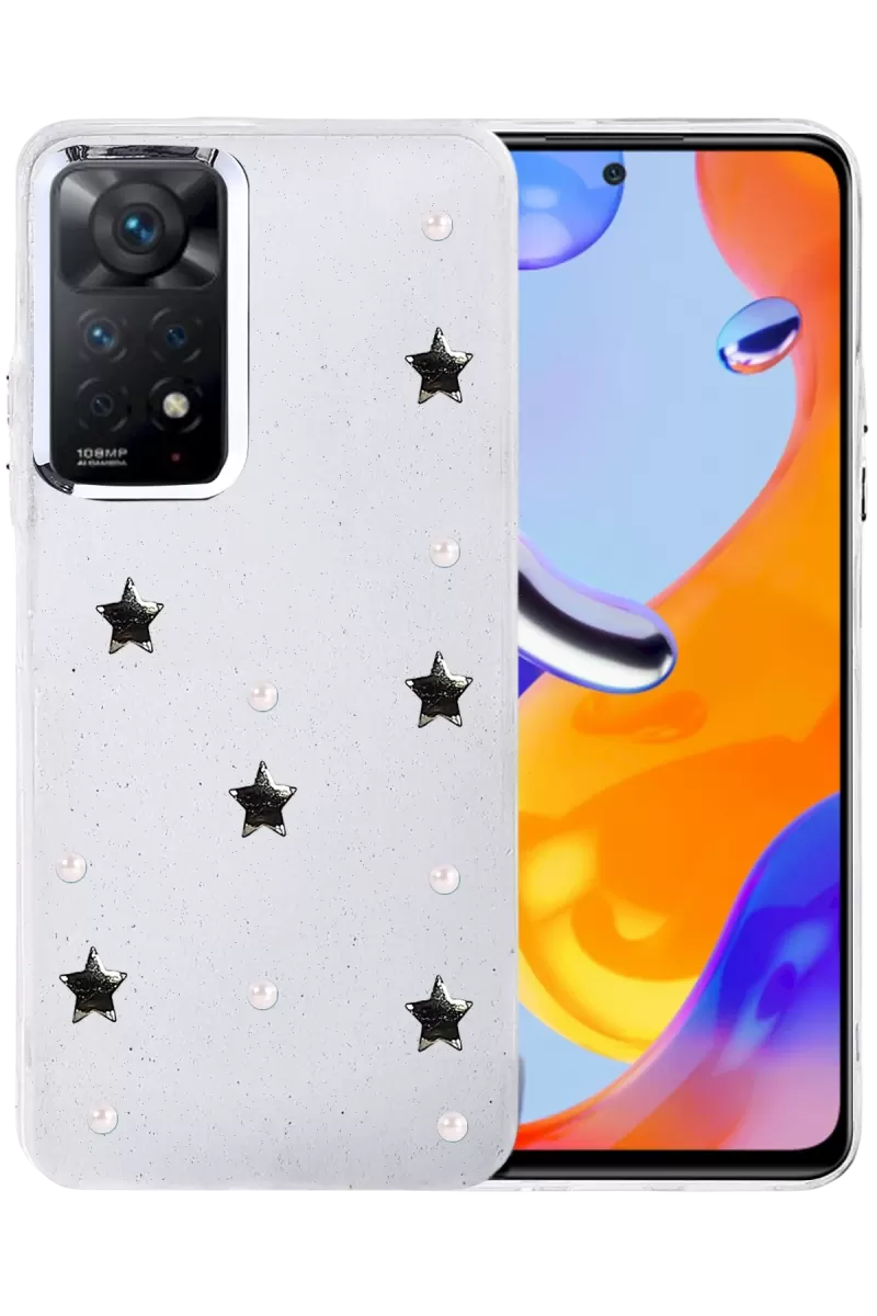 Newface Xiaomi Redmi Note 11 Pro Fiyonk Desenli Kapak - Desen 7