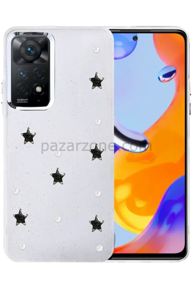Newface Xiaomi Redmi Note 11 Pro Fiyonk Desenli Kapak - Desen 7