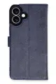 Newface Apple iPhone 16 Kılıf Trend S Plus Kapaklı Kılıf - Lacivert