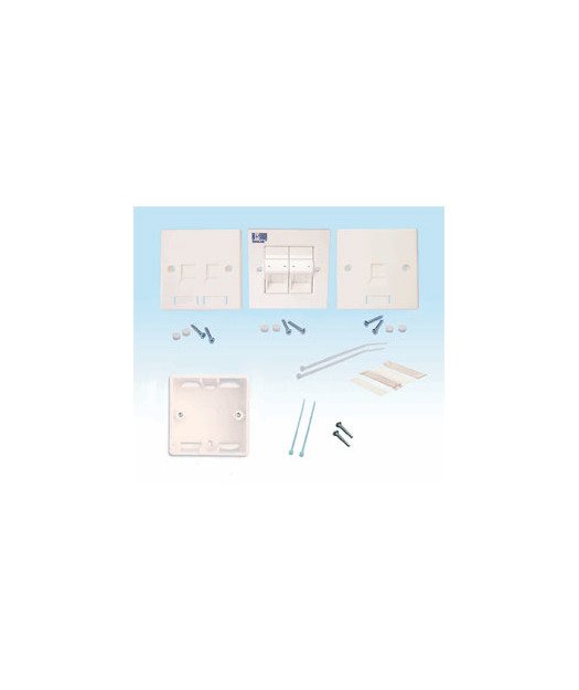 İngiliz Tip Sıva Altı 2 Port Priz 86x86
