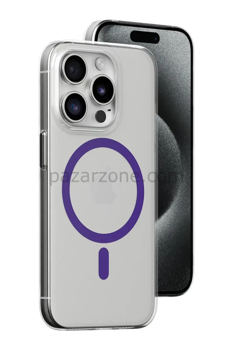 Joko Apple iPhone 14 Pro Kılıf Bubble Magsafe Kapak - Mor