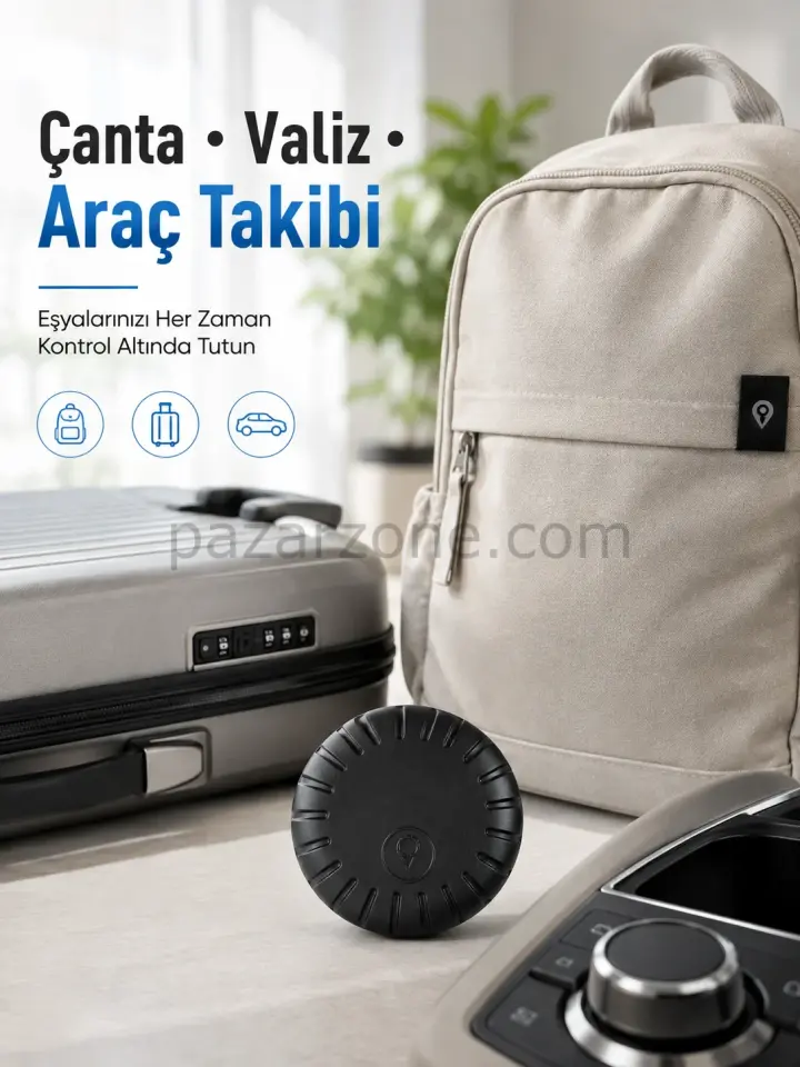 Bluetooth Akıllı Takip Cihazı 2 Yıl Batarya Ömürlü Çocuk Evcil Hayvan Valiz Takip Cihazı