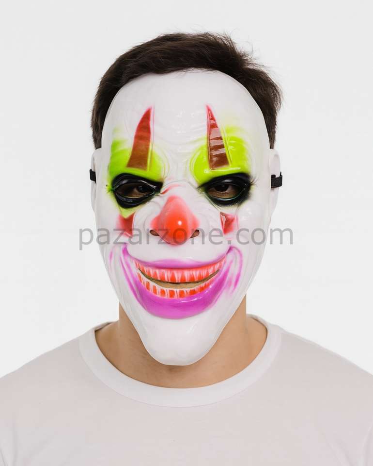 Delirten Gülüş Psikopat Palyaço Temalı Joker Maskesi