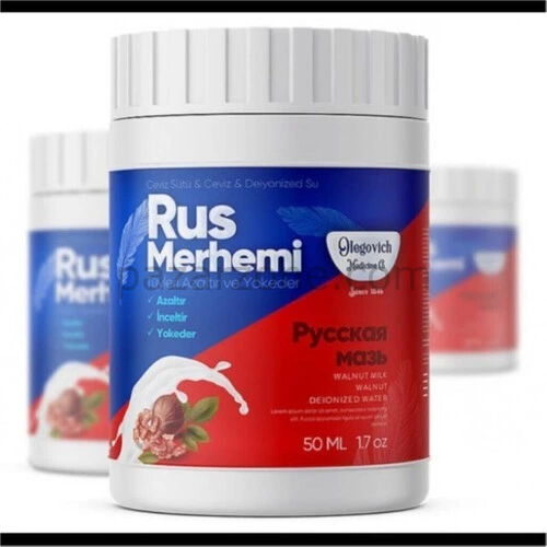 Rus Merhemi Medicine Rus Merhemi 50 ml Tüy Dökücü - Tüy Azaltıcı 2 Adet Set - 000031KI