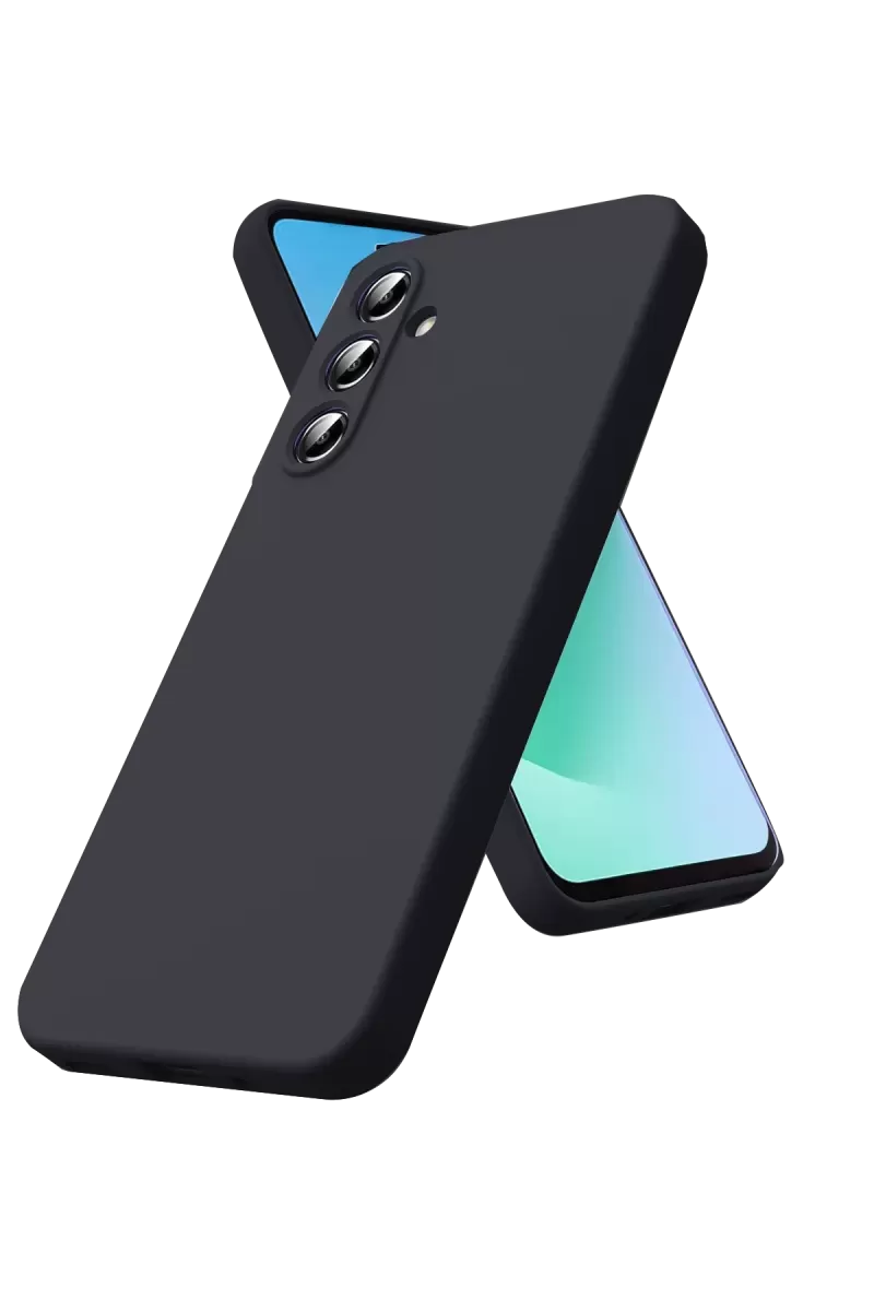 Newface Samsung Galaxy S25 FE Nano içi Kadife Silikon - Siyah