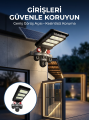 Akıllı Solar Güvenlik Kamerası 3 Lens Hareket Takip Özellikli Dış Ortam Kamera
