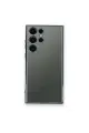 Newface Samsung Galaxy S23 Ultra Kılıf Razer Lensli Silikon - Açık Mavi