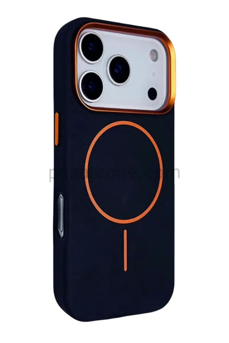 Joko Apple iPhone 17 Pro Luno Deri Magsafe Kapak - Mavi