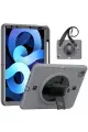 Newface Apple iPad Pro 11 (2020) Kılıf Strap-C Otterbox Tablet Kapak - Gri