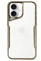 Newface Apple iPhone 16 Plus Kılıf Boyi Silikon Kapak - Desert