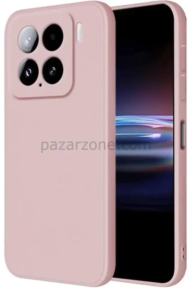Newface Xiaomi Mi 15 Kılıf Nano içi Kadife Silikon - Pudra