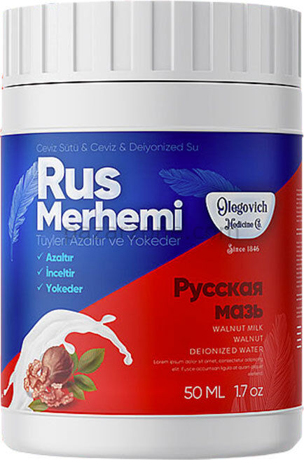 Rus Merhemi Tüy Dökücü 50ML 2 ADET
