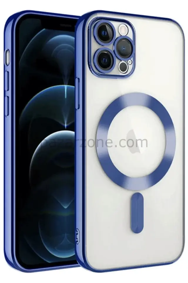 Newface Apple iPhone 14 Pro Max Kılıf Kross Magneticsafe Kapak - Lacivert