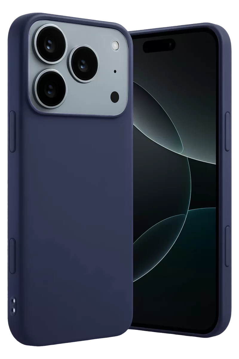 Newface Apple iPhone 17 Pro Max First Silikon - Lacivert