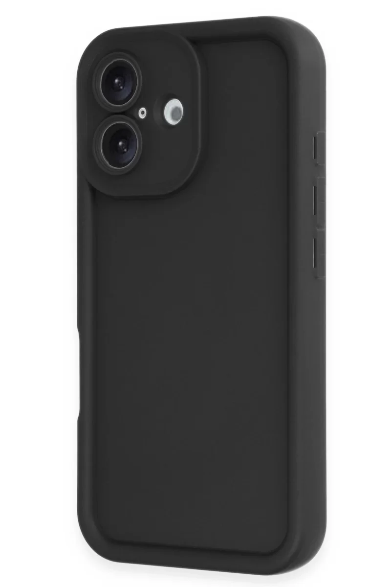Newface Apple iPhone 16 Kılıf Viera Silikon - Siyah
