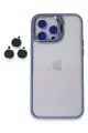 Joko Apple iPhone 14 Pro Kılıf Roblox Lens Standlı Kapak - Sierra Blue