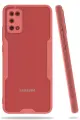 Newface Samsung Galaxy A02S Kılıf Platin Silikon - Pembe
