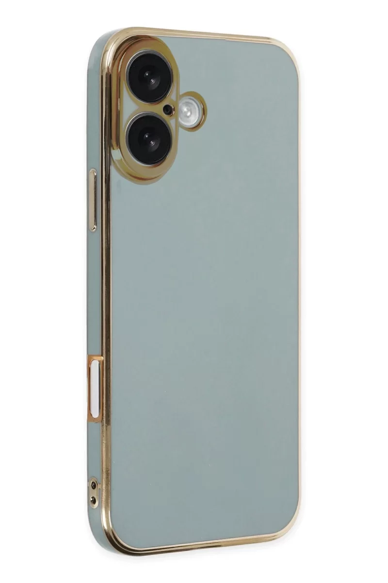 Newface Apple iPhone 16 Kılıf Volet Silikon - Açık Yeşil