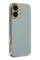 Newface Apple iPhone 16 Kılıf Volet Silikon - Açık Yeşil