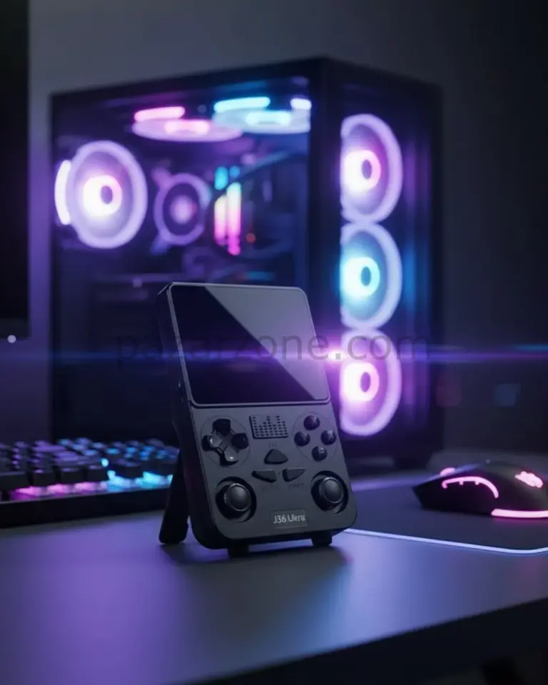 Wi-Fi Özellikli Taşınabilir Retro Oyun Konsolu Analog Joystickli
