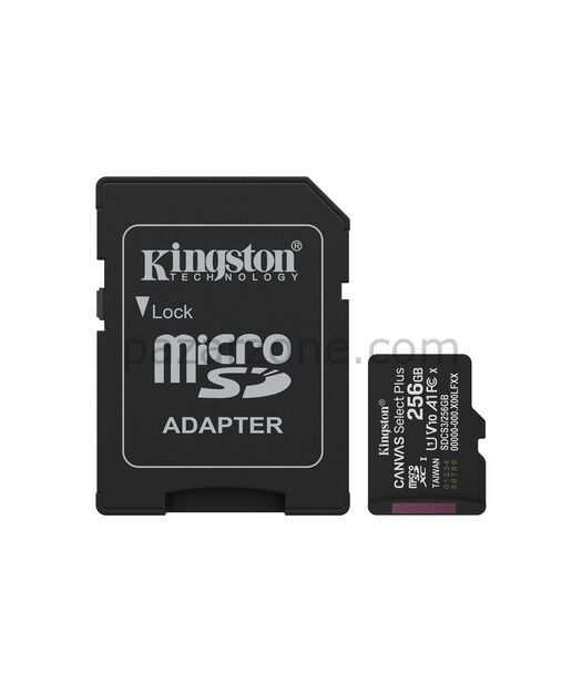 256GB microSDXC Canvas Select Plus Gen3 150MB/s A1 Card + Adapter