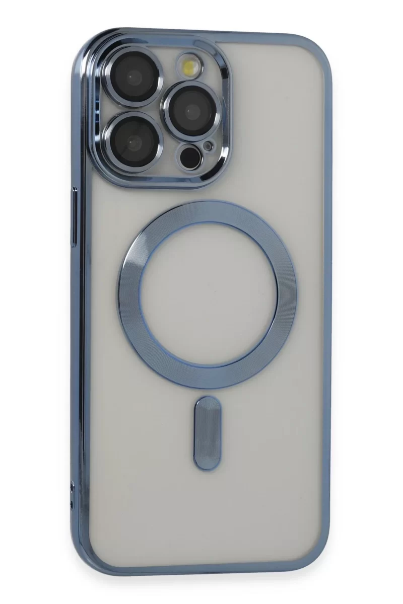Newface Apple iPhone 14 Pro Max Kılıf Kross Magneticsafe Kapak - Sierra Blue