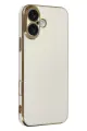Newface Apple iPhone 16 Kılıf Volet Silikon - Beyaz