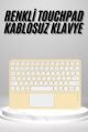 Touchpad Uyumlu Bluetooth Klavye Slim Kablosuz Wifi Q Klavye
