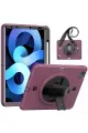 Newface Apple iPad Pro 11 (2020) Kılıf Strap-C Otterbox Tablet Kapak - Mürdüm