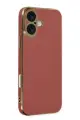 Newface Apple iPhone 16 Kılıf Volet Silikon - Kırmızı
