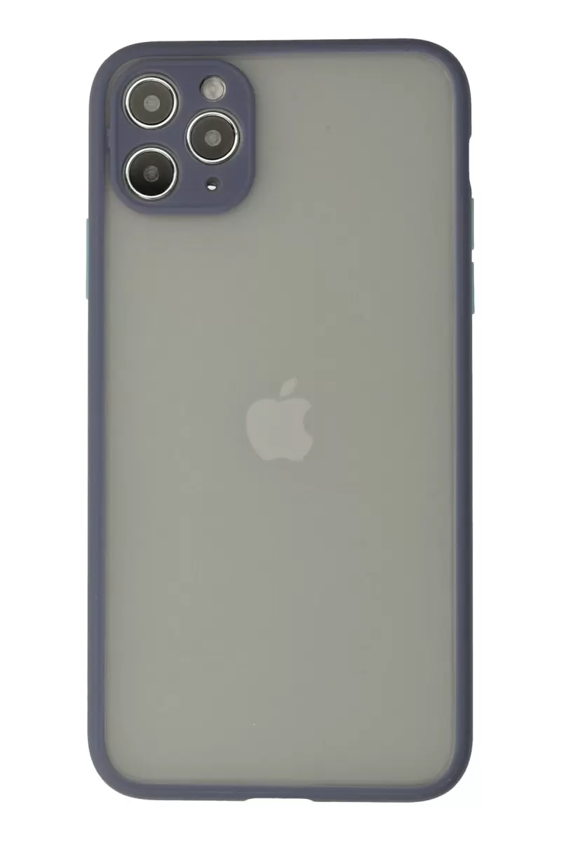 Newface Apple iPhone 12 Pro Kılıf Montreal Silikon Kapak - Gri