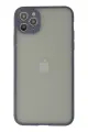 Newface Apple iPhone 12 Pro Kılıf Montreal Silikon Kapak - Gri