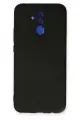 Newface Huawei Mate 20 Lite Kılıf Nano içi Kadife Silikon - Siyah