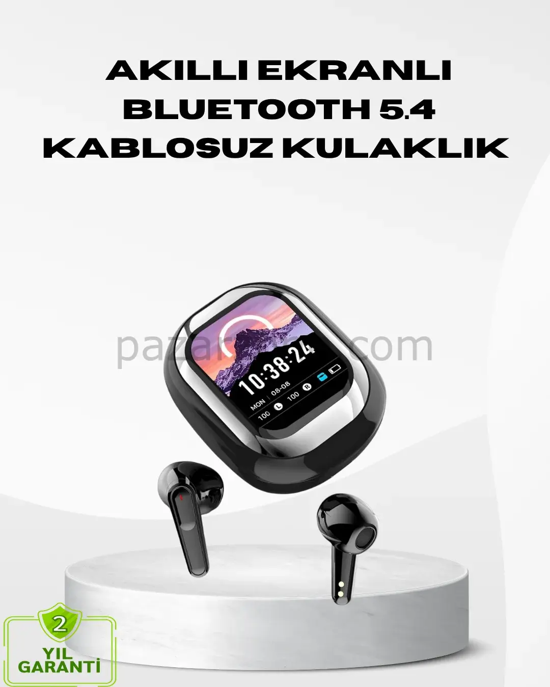 Akıllı Ekranlı Kablosuz Kulaklık – Gürültü Engelleme ve HD Ses Deneyimi
