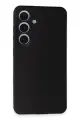 Newface Samsung Galaxy S24 Kılıf Loop Deri Silikon - Siyah
