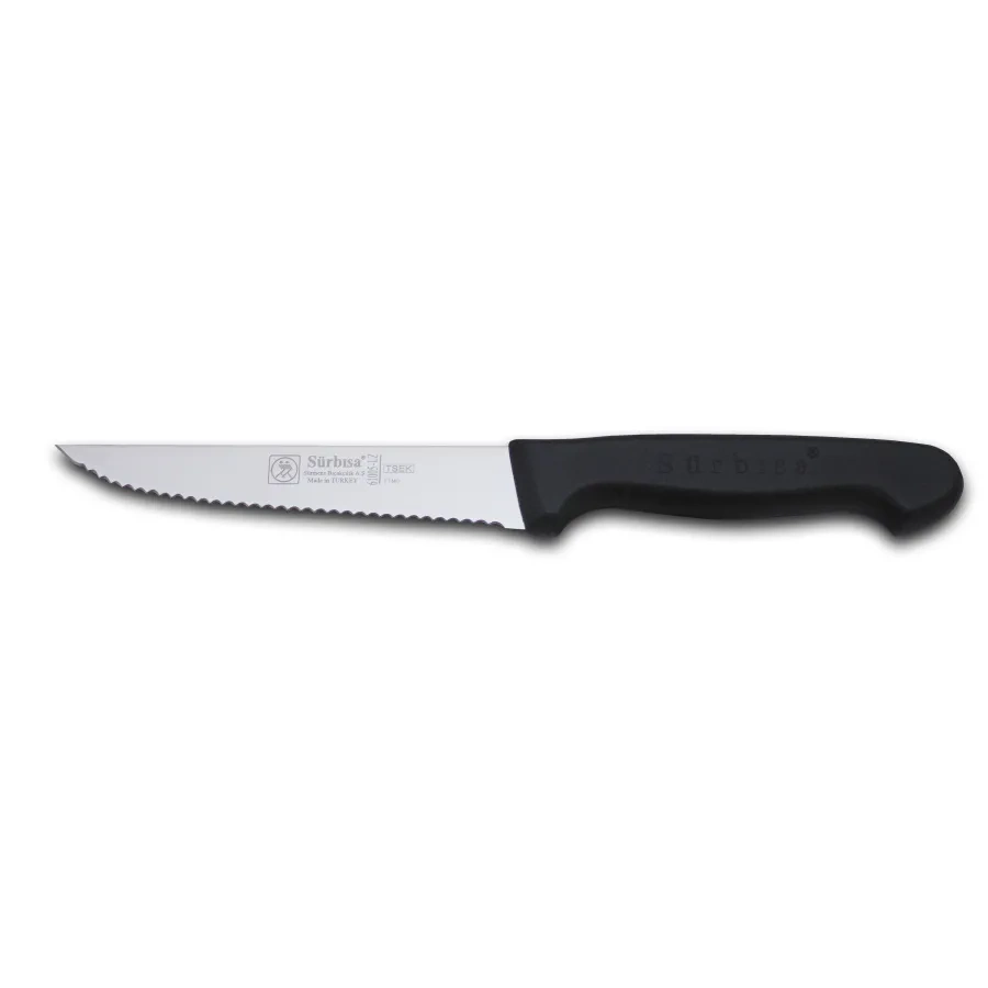 Sürbısa 61005lz - Lazerli Tırtıklı Sebze, Steak Ve Biftek Bıçağı 12,5 Cm