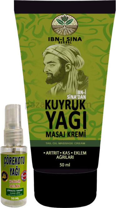 3 Adet Ibn-I Sina Kuyruk Yağı Kremi 50 ml + 1 Adet 30 ml Çörek Otu Yağı