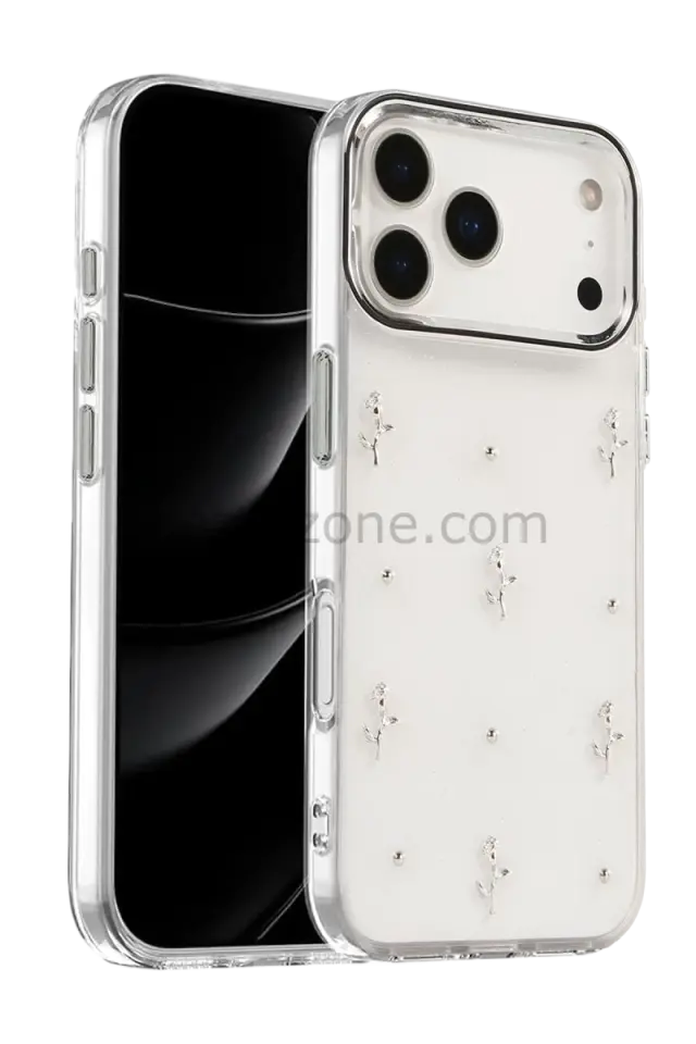 Newface Apple iPhone 17 Pro Max Fiyonk Desenli Kapak - Desen 4