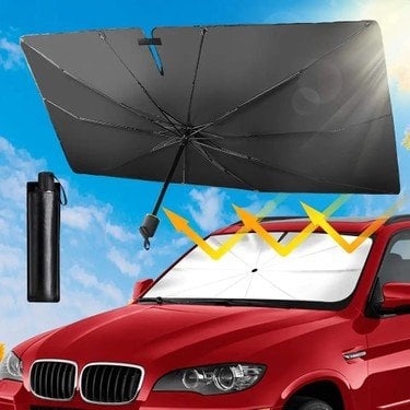 Toyota C-HR, Nissan Qashqai, VW Golf, Renault Fluence, Hyundai Elantra Uyumlu Oto Şemsiye