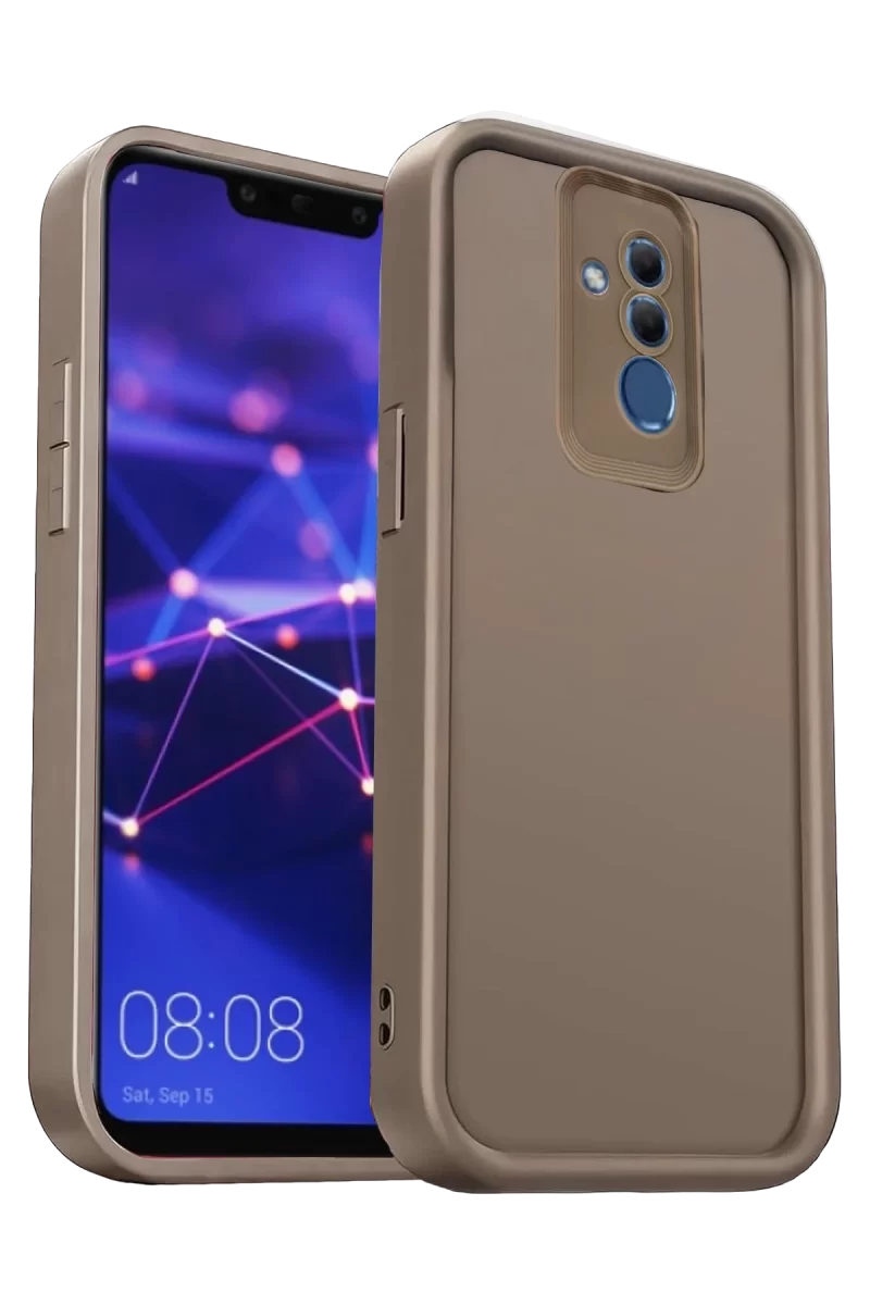 Newface Huawei Mate 20 Lite Kılıf Viera Silikon - Kahverengi