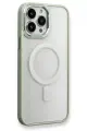 Newface Apple iPhone 14 Pro Max Kılıf Room Magneticsafe Silikon - Su Yeşili