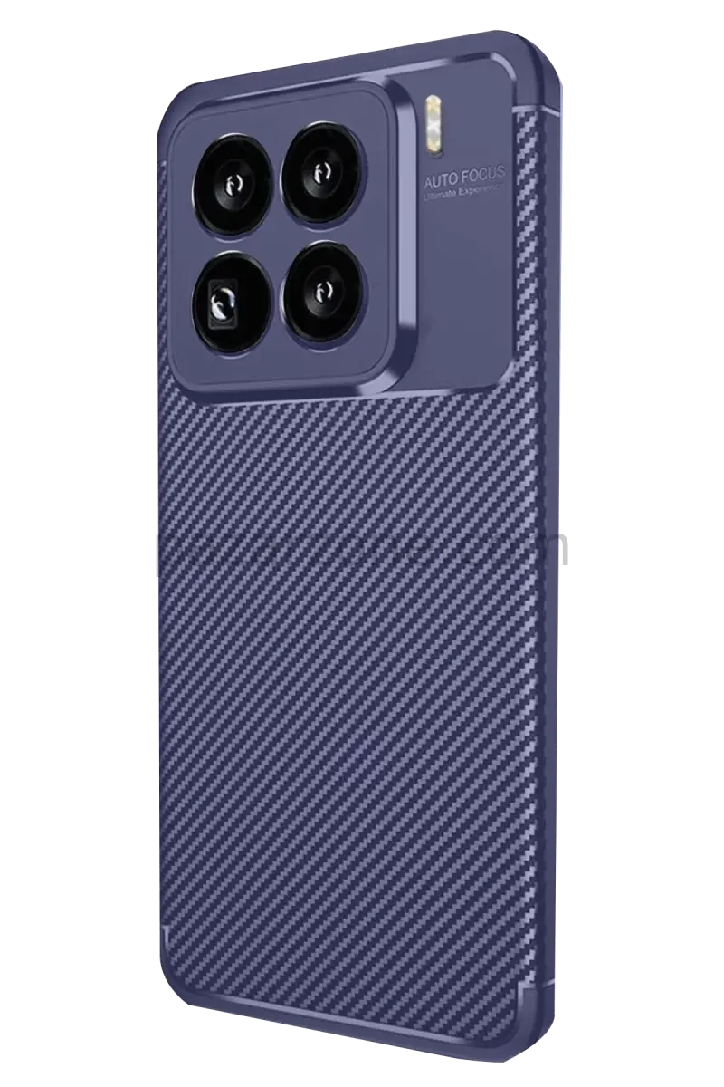 Newface Xiaomi Mi 15 Pro Kılıf Auto Focus Karbon Kapak - Lacivert